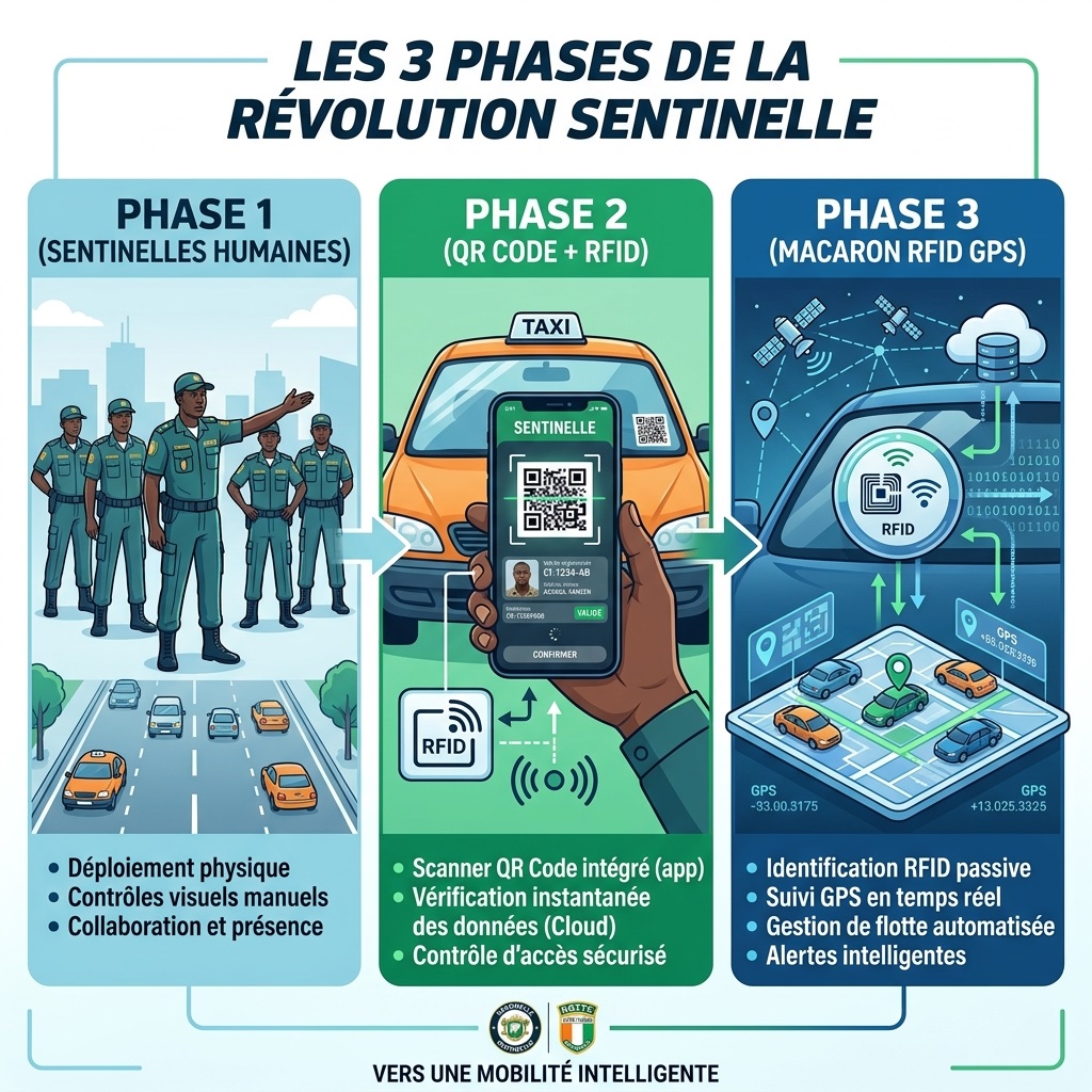 Les 3 phases de la révolution Sentinelle