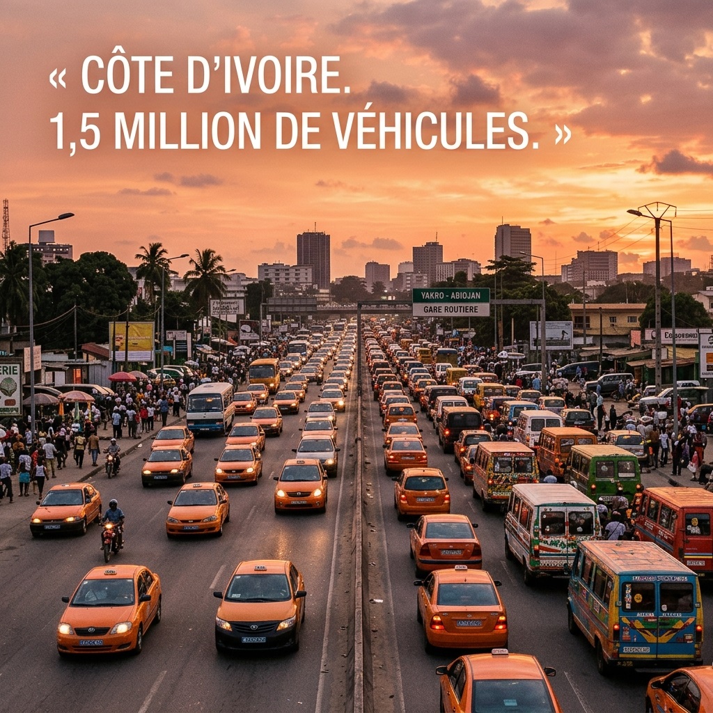 1,5 million de véhicules circulent en Côte d'Ivoire